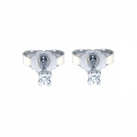 Orecchini Gazzola Donna in Oro bianco Diamante 0.01 Ct 9-EAOX6230-NG - 9-EAOX6230-NG